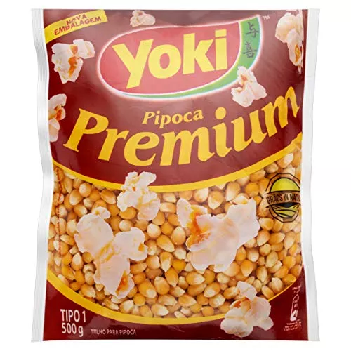 8 Pipoca Premium Yoki 500g (R$ 2,16 Cada)